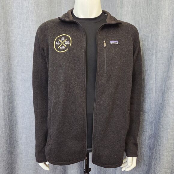 Patagonia Better Sweater Jacket Men's XL Charcoal Gray Full Zip Fleece Lined - Picture 1 of 10